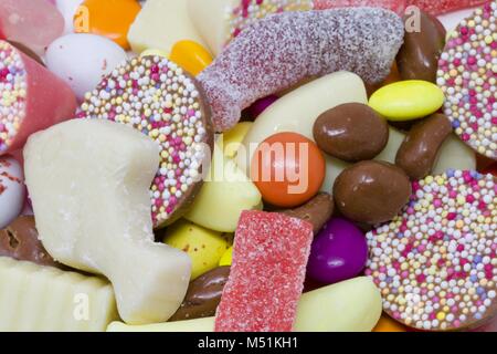 A selection of pick & mix sweets Stock Photo