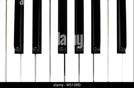 Close up of piano keys. Stock Photo