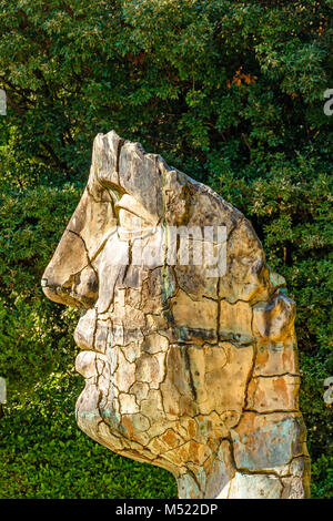 Sculpture tindaro screpolato by igor mitoraj in Florence, Italy Stock Photo