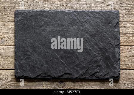 Black slate texture closeup Stock Photo