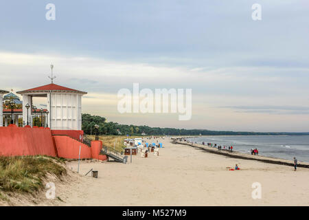 Baltic Sea beach in Binz Stock Photo