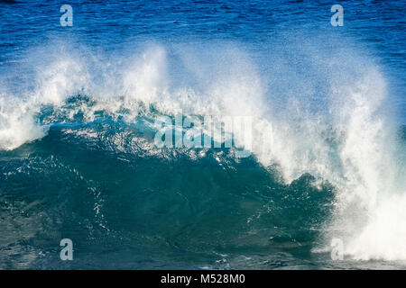 Breaking wave,Atlantic Ocean,La Gomera,Canary Islands,Canary Islands,Spain Stock Photo