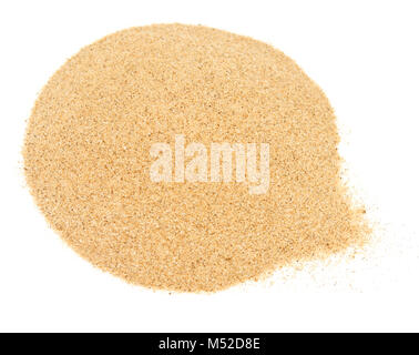 pile of sand isolated on white background Stock Photo