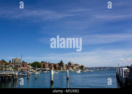 Manly wharf and ferry terminal Stock Photo