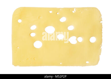 Slice of cheese Stock Photo