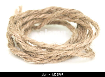 rope on white Stock Photo