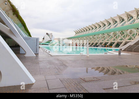 Valencia art and science centre Stock Photo