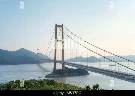 zhoushan xihoumen bridge Stock Photo