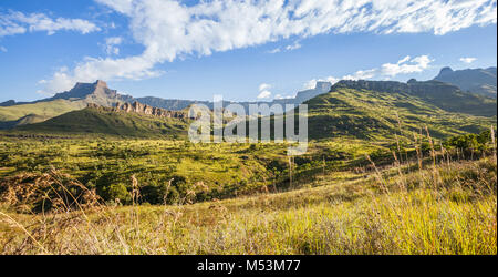 Drakensberg Mountains in South Africa. Stock Photo