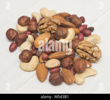 mixed nuts Stock Photo
