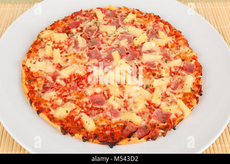 Pizza Hawaii Stock Photo