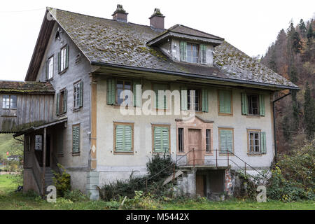 Abandoned Residential and Farmhouse - Lost Place Stock Photo