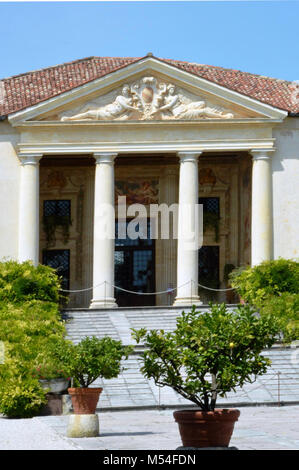 Villa Emo in Fanzolo of Vedelago, Treviso, Italy, Andrea Palladio architect, Stock Photo