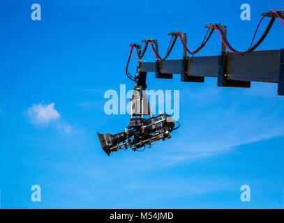 Professional video camera on the tap Stock Photo