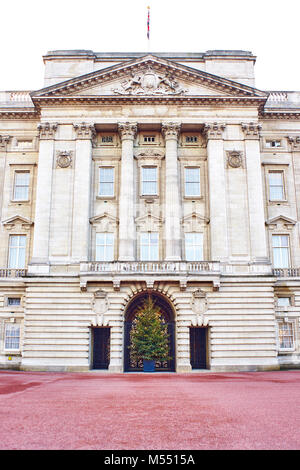 Buckingham Palace doors Stock Photo