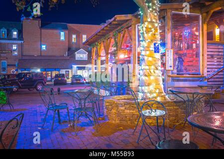 newport rhode island city streets in the evening Stock Photo