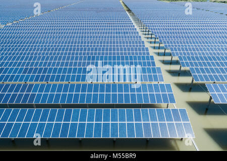 solar power plant Stock Photo