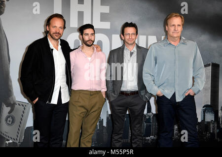 Berlin, Germany. 20th Feb, 2018. Peter Sarsgaard, Tahar Rahim, Dan Futterman and Jeff Daniels during 'The Looming Tower' photocall at the 68th Berlin International Film Festival / Berlinale 2018 on February 20, 2018 in Berlin, Germany. Credit: Geisler-Fotopress/Alamy Live News Stock Photo