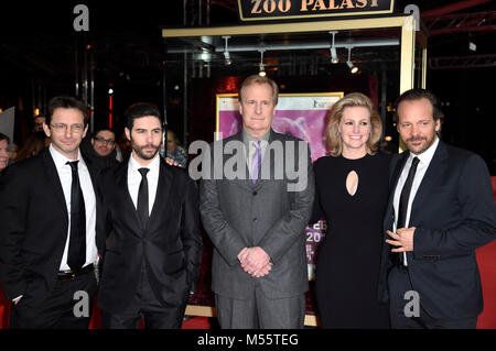 Berlin, Germany. 20th Feb, 2018. Dan Futterman, Tahar Rahim, Jeff Daniels, guest and Peter Sarsgaard attending the 'The Looming Tower' premiere during the 68th Berlin International Film Festival / Berlinale 2018 at Zoo Palast on February 20, 2018 in Berlin, Germany. Credit: Geisler-Fotopress/Alamy Live News Stock Photo