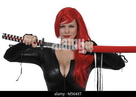 Latex body suit woman hi-res stock photography and images - Alamy