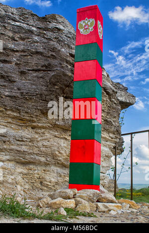 Border post Stock Photo