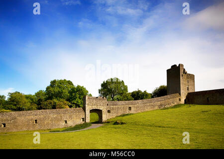 Walls around 15th Century St Mary's Augustian Priory, Kells, County Kilkenny, Ireland Stock Photo