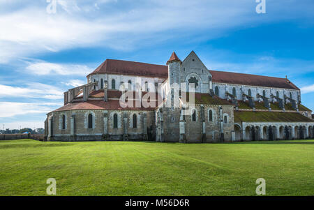 Pontigny Abbey in Burgundy, France Stock Photo