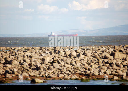 Bristol Channel from Wales Stock Photo