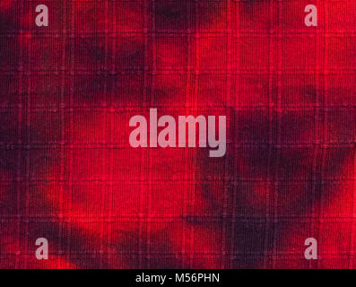 Background, textile - abstract batik pattern in red shades Stock Photo