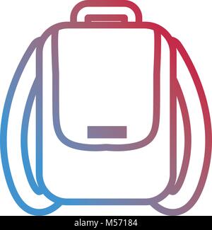 backpack vector illustration Stock Vector