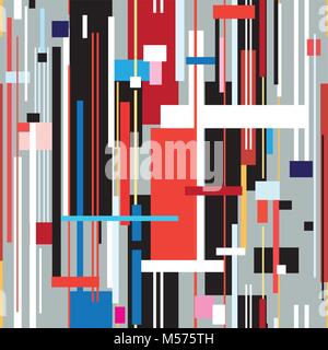 abstract geometric pattern of stripes Stock Vector