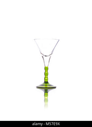 Antique liqueur chalice isolated on white background Stock Photo