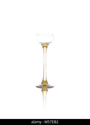 Antique liqueur chalice isolated on white background Stock Photo