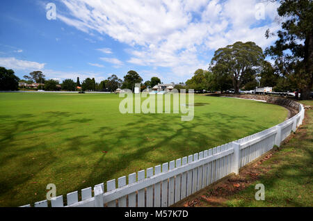 Bradman cricket oval at Bowral NSW Australia Stock Photo