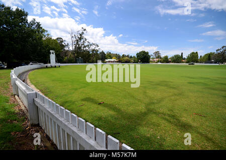 Bradman cricket oval at Bowral NSW Australia Stock Photo