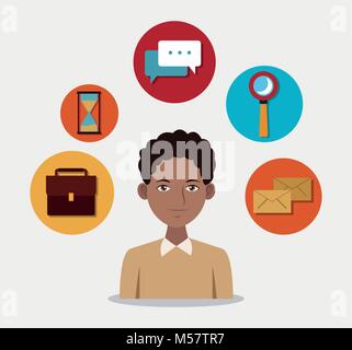 Social network and media Stock Vector