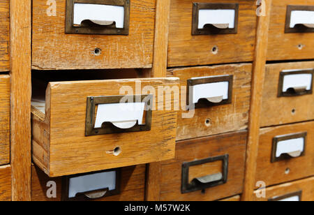 Opened Box Archive Storage Filing Cabinet Interior Vintage