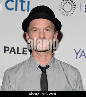 NEW YORK, NY - OCTOBER 10: Actor Neil Patrick Harris attends the PaleyFest New York 2015 'Dr. Horrible's Sing-Along Blog Reunion' at The Paley Center for Media on October 10, 2015 in New York City. Credit: Harry Pluviose/MediaPunch Stock Photo