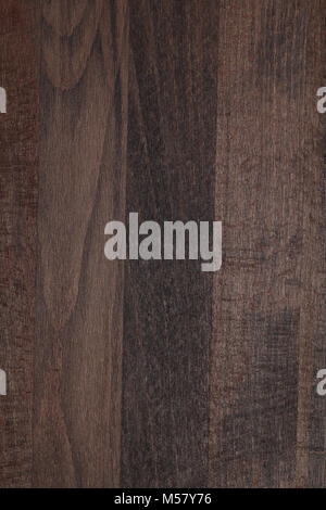 Texture of beech wood toned by dark walnut wood stain Stock Photo