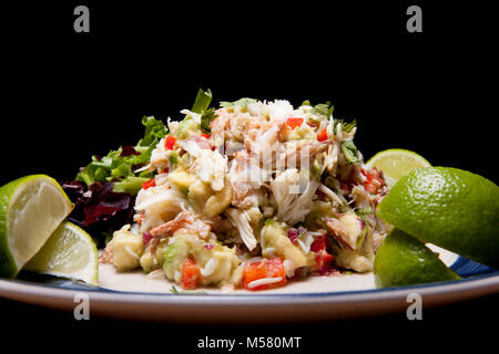 Spider crab salsa made from a spider crab, Maja squinado, caught in Dorset England UK GB Stock Photo