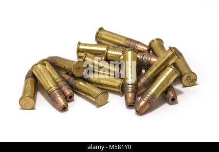 .22 hollow point ammunition Stock Photo