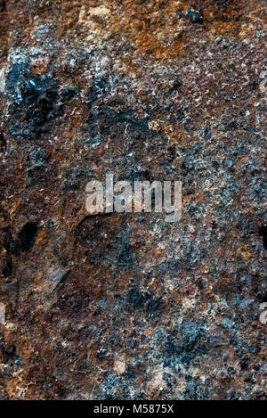 Abstract corroded colorful rusty metal background Stock Photo