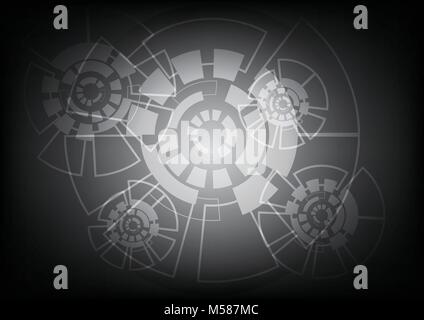 Abstract Vector Background Technology Concept. Stock Vector