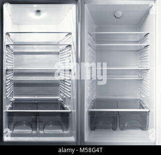 View of the parts inside of the refrigerators. Stock Photo