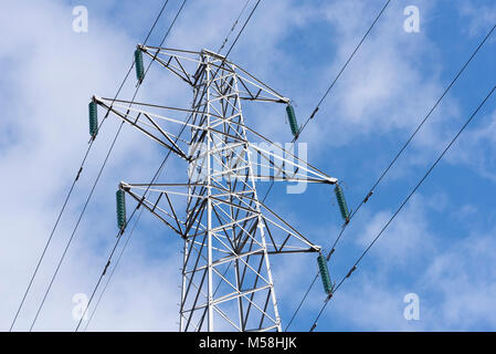 Electricity pylon Stock Photo