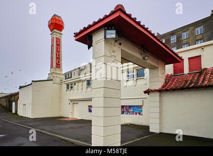 The disused lido building at Margate in Kent Stock Photo