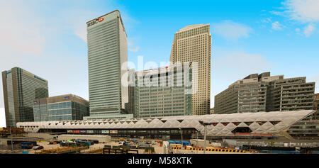 Crossrail Place Station Canary Wharf Stock Photo