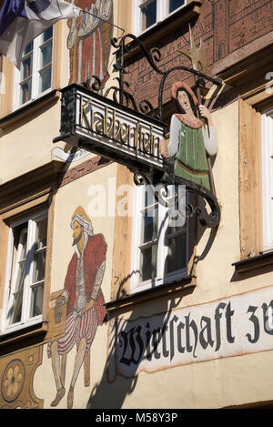 Eberbach am Neckar, Gasthaus 'Krabbenstein', Baden-Württemberg, Deutschland Stock Photo