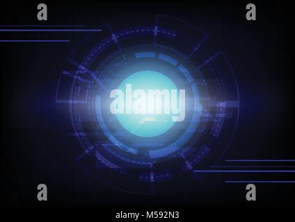 Abstract technology background. Concept idea. Vector illustration EPS10. Stock Vector