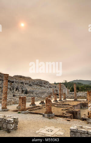 The ancient city of Conimbriga is the largest Roman settlement in Portugal, near Coimbra, Portugal Stock Photo